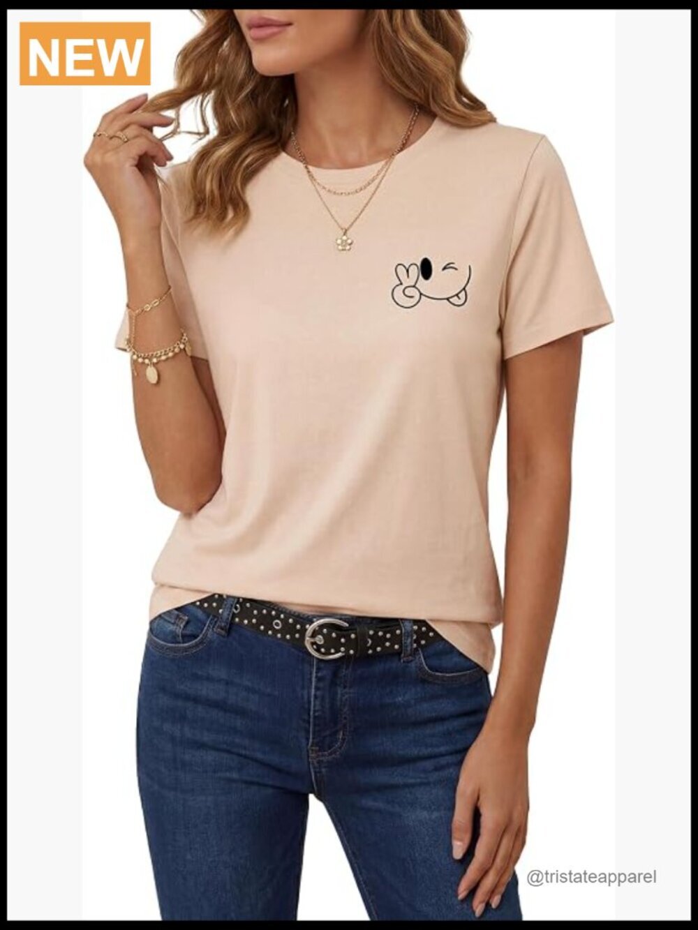 Graphic Tee Short Sleeve Crew Neck Vintage Casual T-Shirt